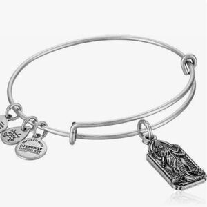 Alex and Ani Lakshmi silver bangle bracelet